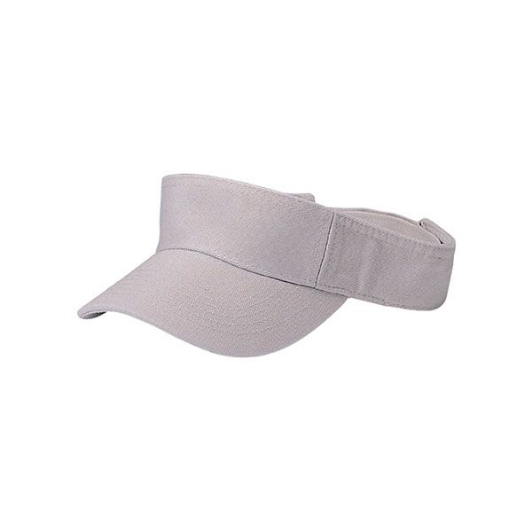 24 Pieces of Pro Style Cotton Twill Washed Visor STONE