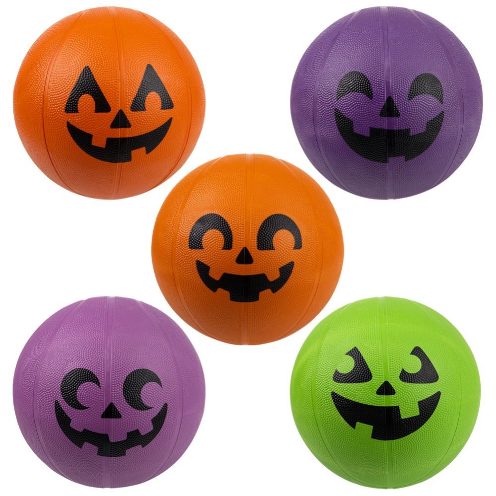 25 pieces of T14-JacK-O-Lantern Basketball Assortment 9.5 inch 5ct