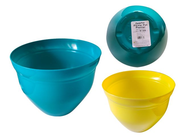 24 Pieces of Flower Pot Planter Blue Green