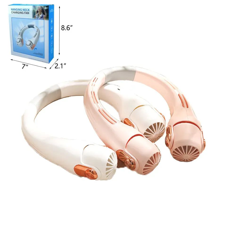 24 Pieces of 8.6" Neck Fan W/ Usb Charger