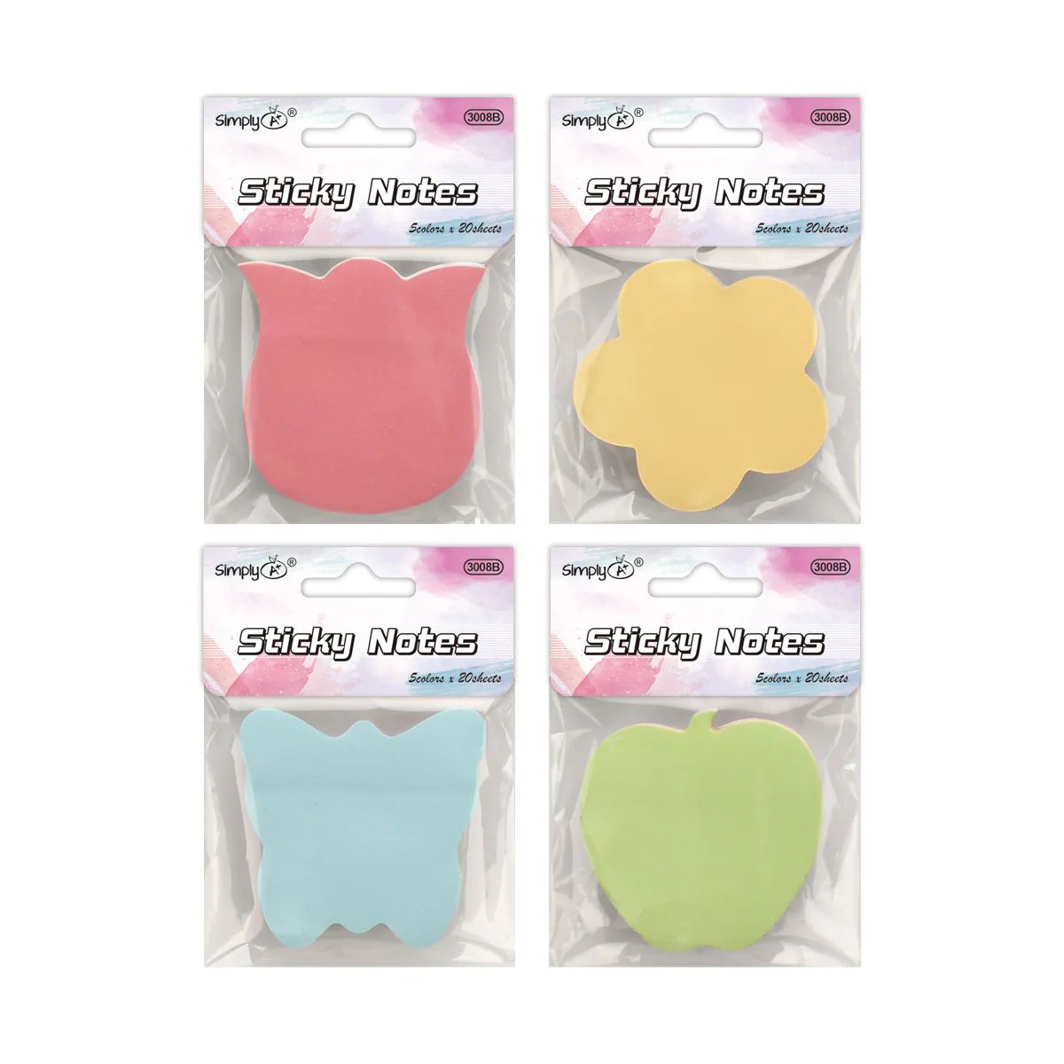48 Pieces of Shaped SticK-IT-On Note Macaroon