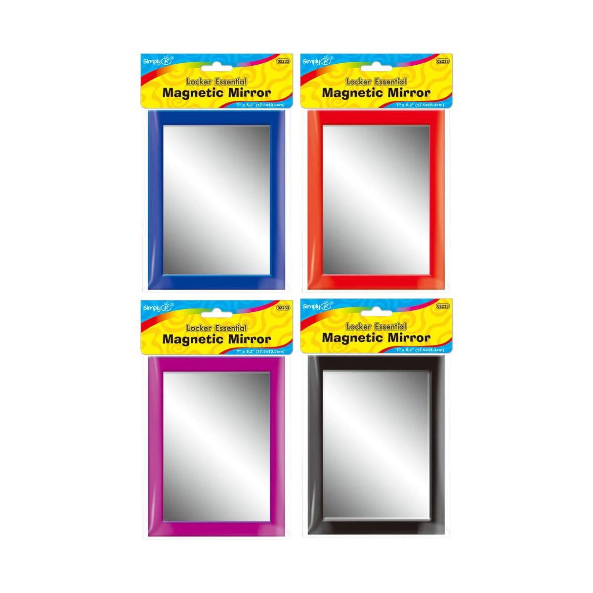 72 Pieces of Locker mirror Assorted color