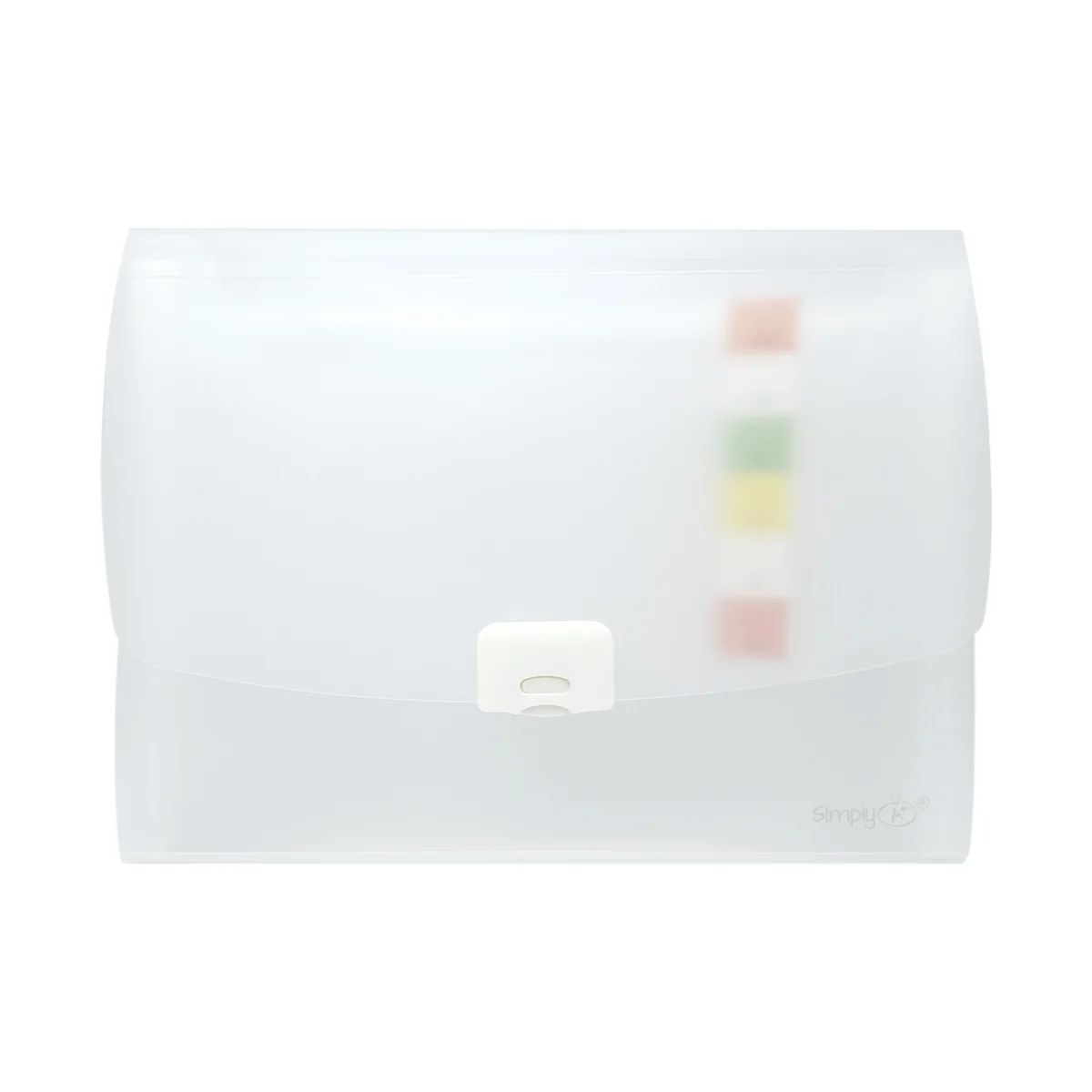 24 Pieces of 13-Pockets Expanding File Letter Size Horizontal Clear