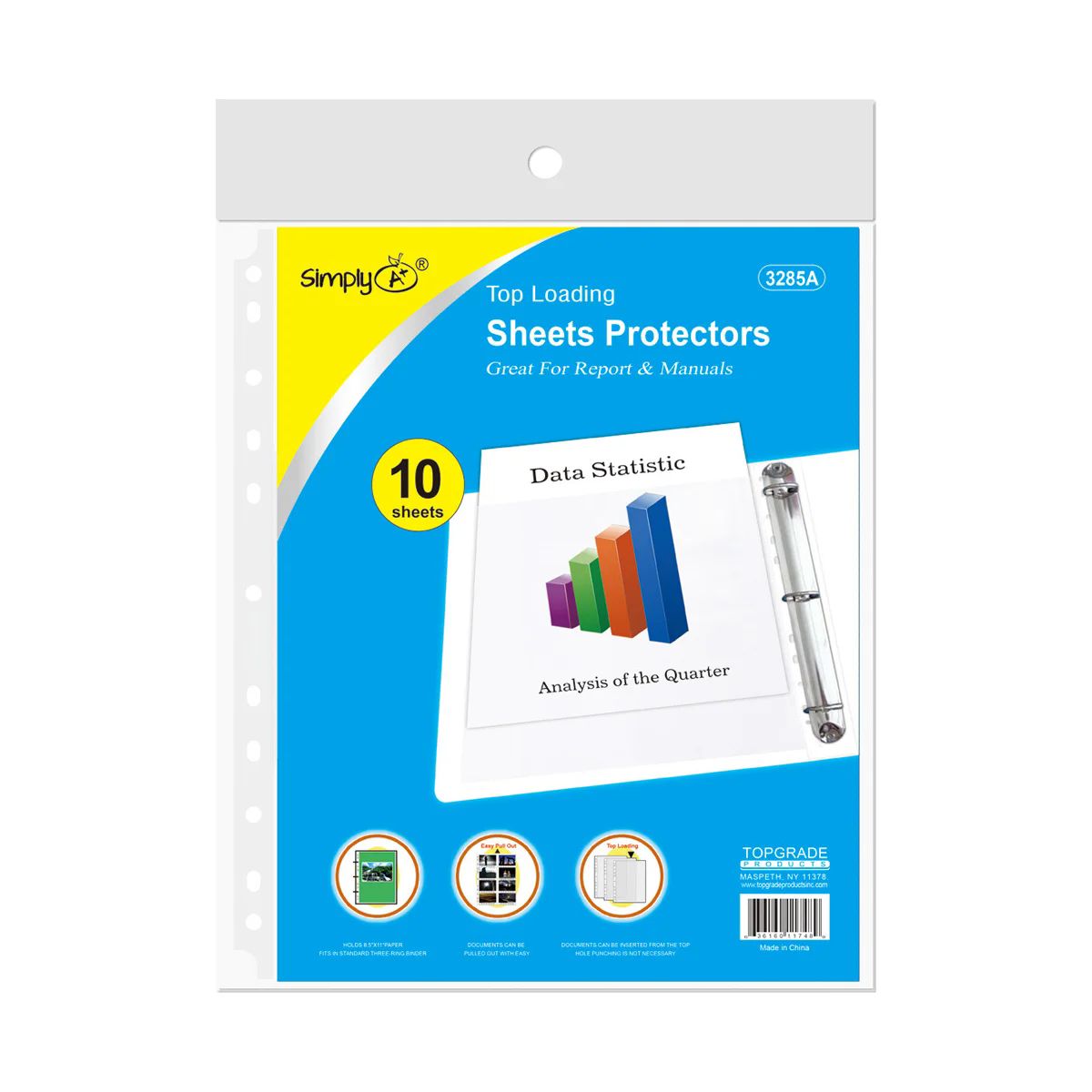 48 Pieces of Top Loading Sheet Protectors 10 sheets