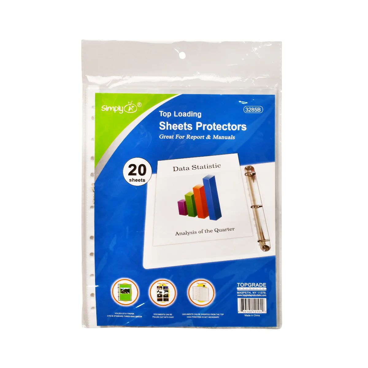 48 Pieces of Top Loading Sheet Protectors 20 sheets