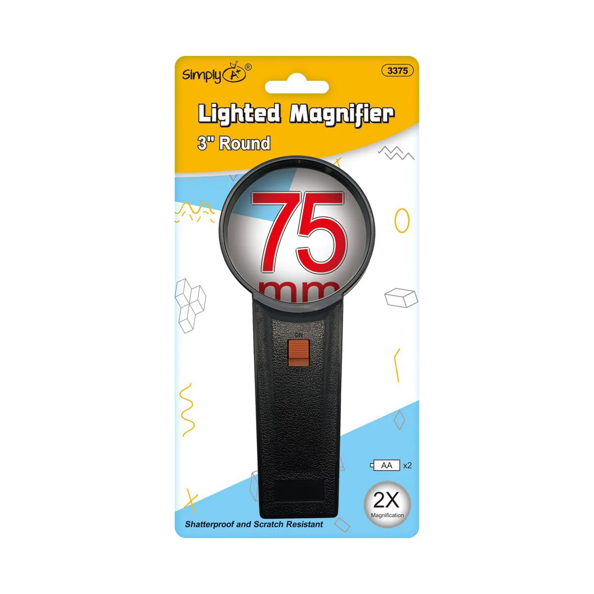 24 Pieces of Lighted Magnifier 3inch Round