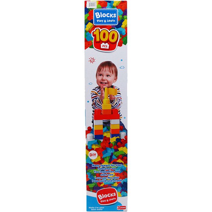 6 pieces 100pc Assrt Color Blocks In Color Box - Store - at ...