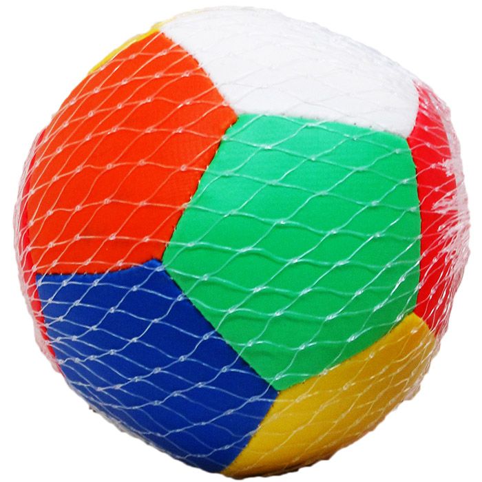 96 pieces of 3" Sponge Soccer Ball In Net Bag W/ Tag