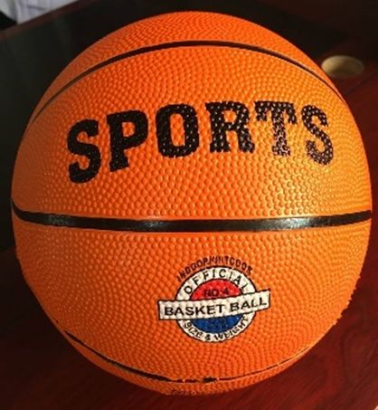 24 pieces Basketball Original Color Rubber Basketballs