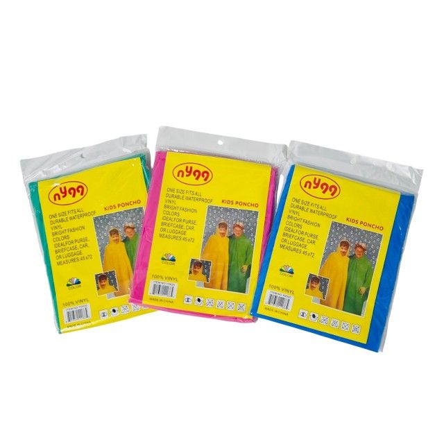 48 Pieces of Children's Rain Poncho