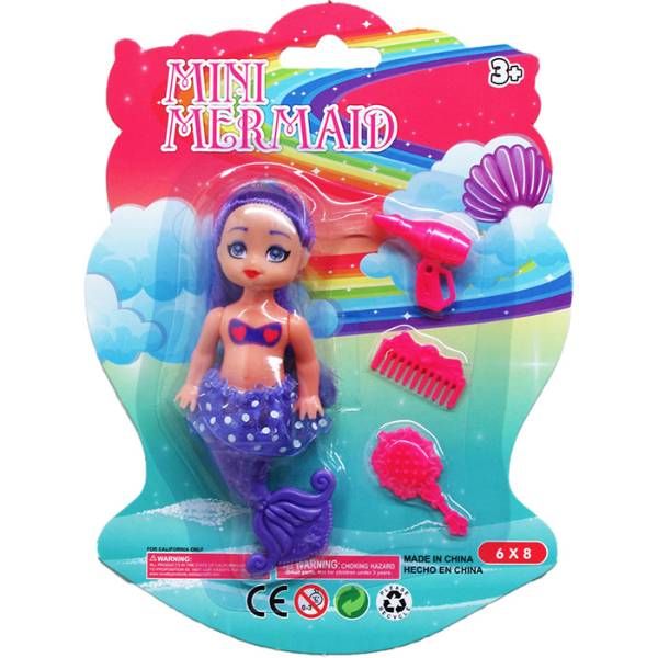 24 Pieces of 4.5 in Mermaid Doll with Accessories