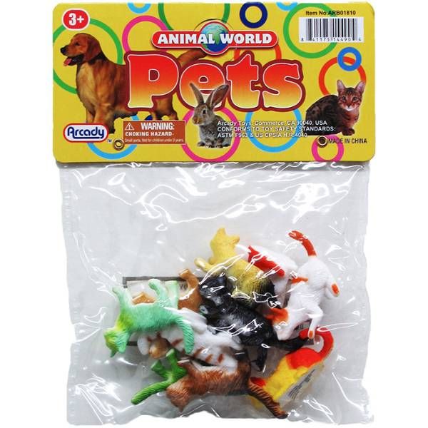 24 Pieces of 10pc 2 in Plastic Cats