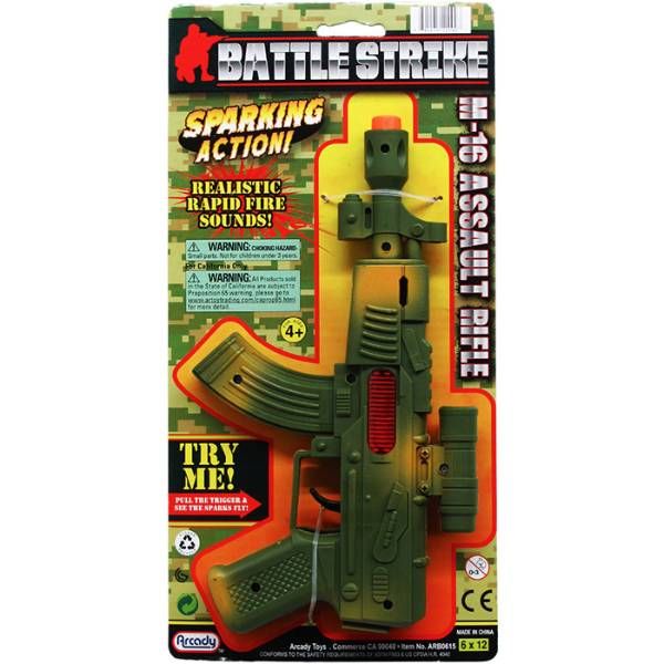 24 Pieces of 9 in Toy Sparking Rifle
