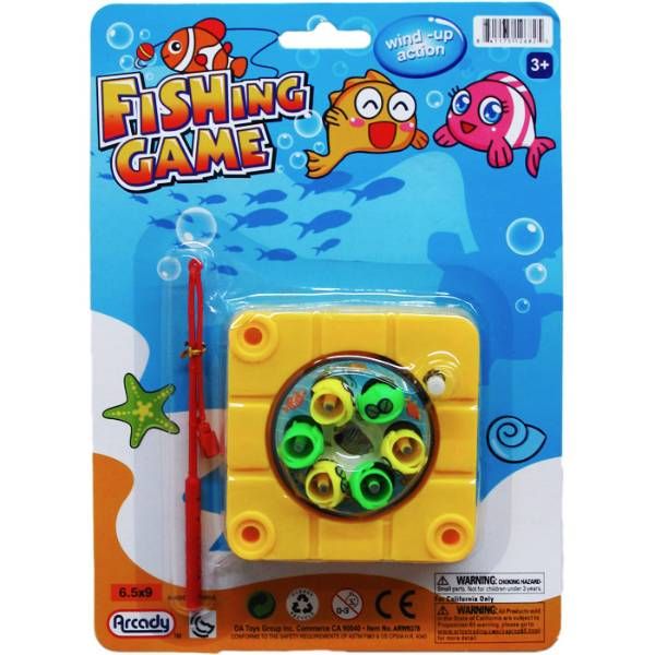 24 Pieces of 3.25 in Fishing Game with Rod