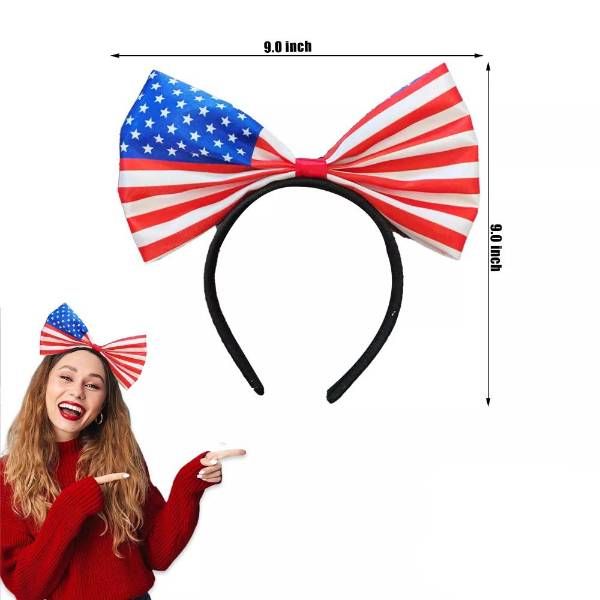 24 Pieces of USA Flag Headband