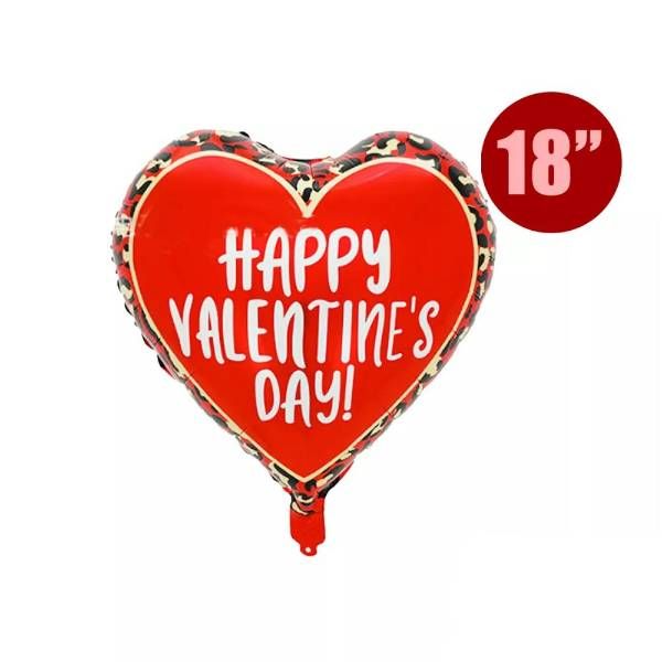 24 Pieces of 18 in Foil Valentines Balloon