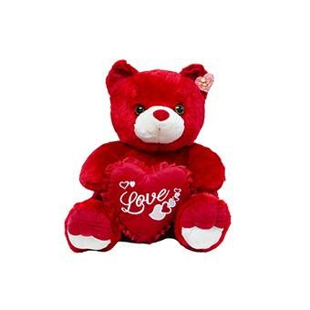24 Pieces of 18 in Red Plush Bear