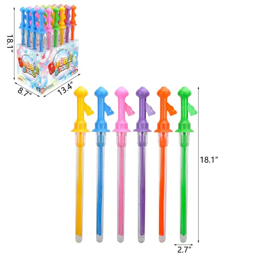 48 Pieces of 14.8" Rapier Bubble Wand