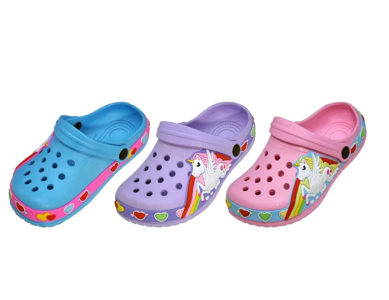 36 Pairs of Children Unicorn Clogs