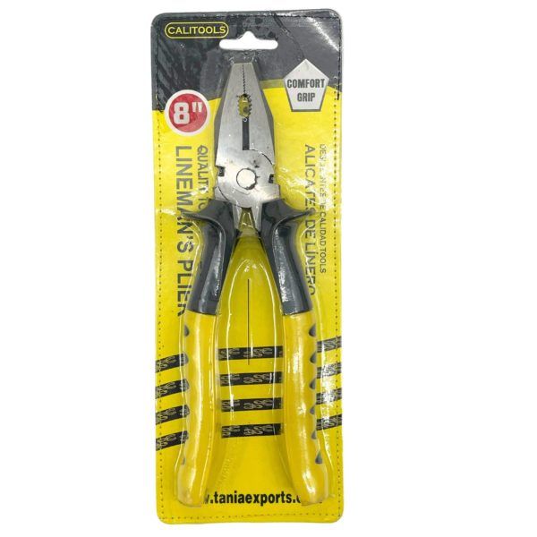 11 pieces of Calitools Heavy Duty Linesman Plier With Rubber Grip