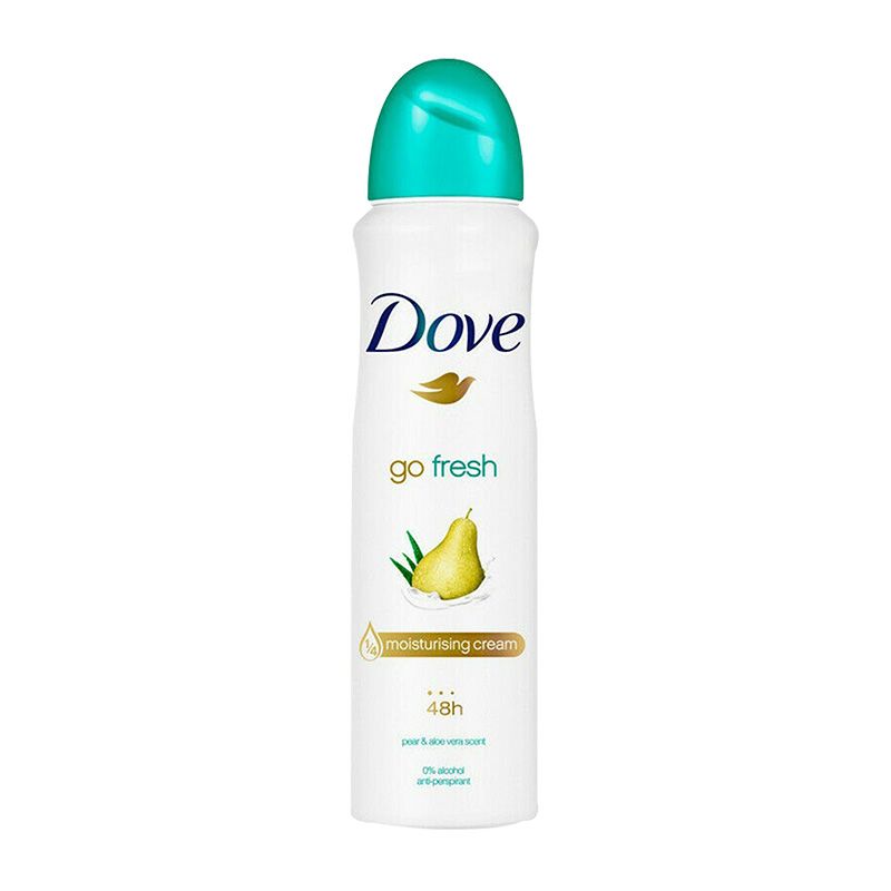 6 Pieces of 250ml Dove Body Spray Pear & Aloe Vera