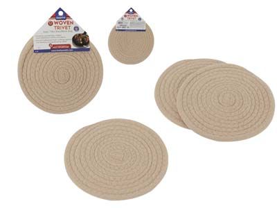 96 pieces of 2 Pc Pot Holders Hot Pad Trivet 7.75inchdia