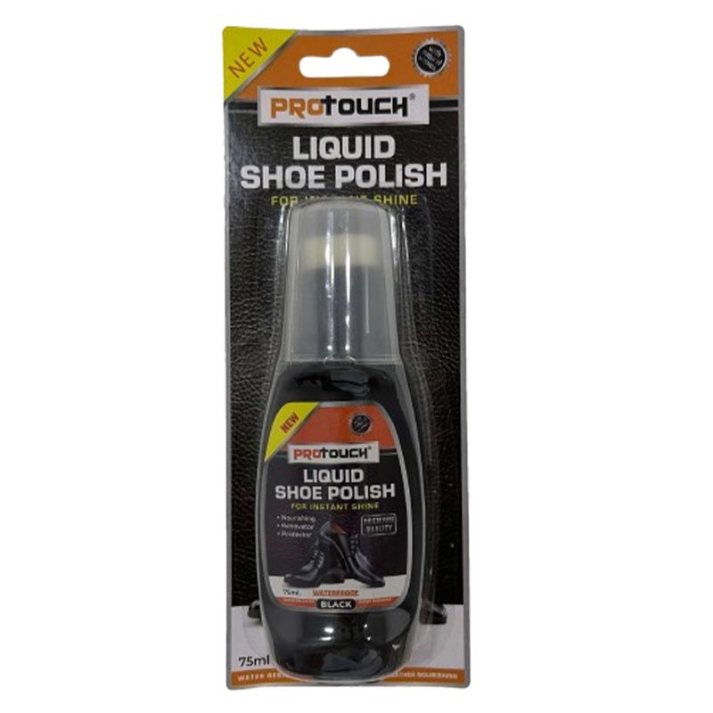 48 Pieces of 75ml Liquid Shoe Polish Black