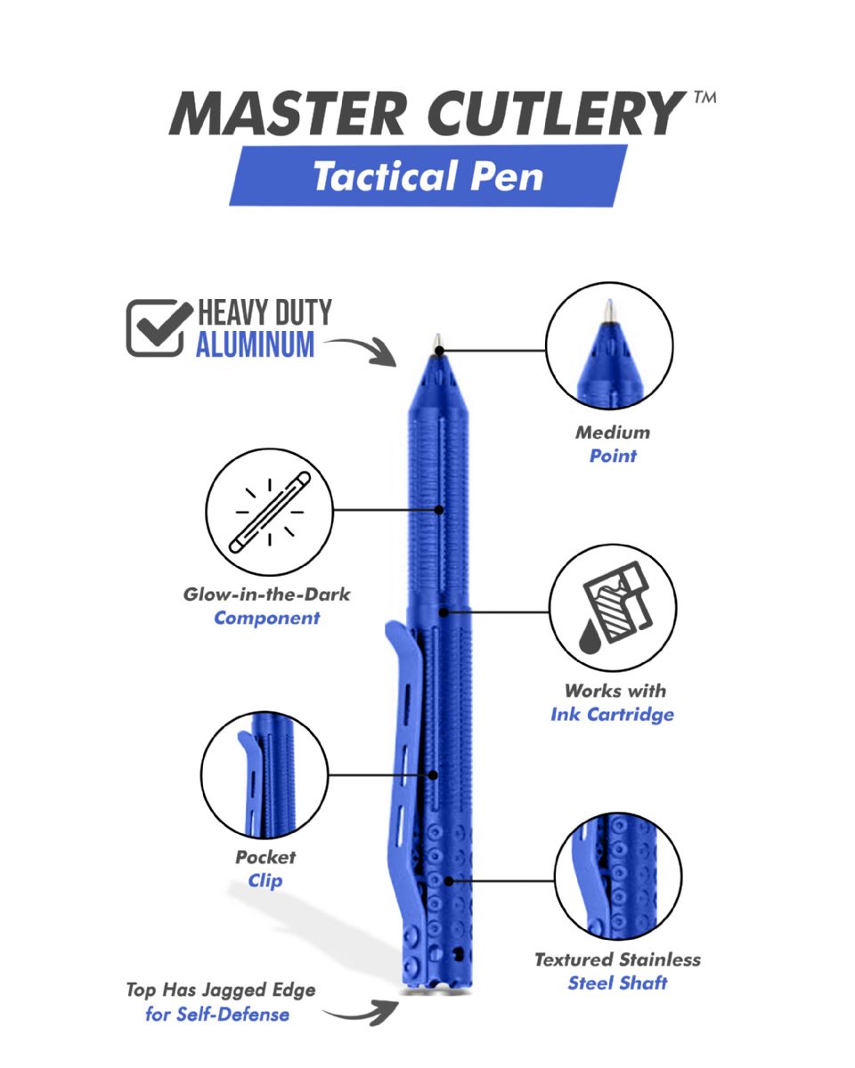 3 Pieces of Tom Andersons Tactical Pen