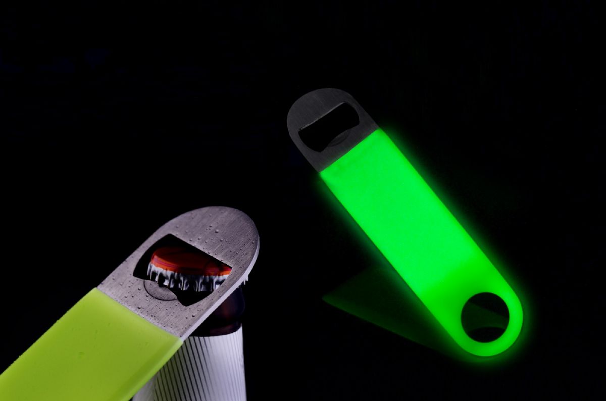 20 Pieces of Stainless Steel Bottle Opener with Glow in the Dark Coating