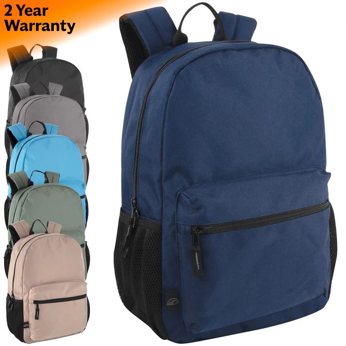 24 Pieces of 17-Inch Mountain Edge Dome Backpack With Laptop Sleeve - 2 Yr Warranty