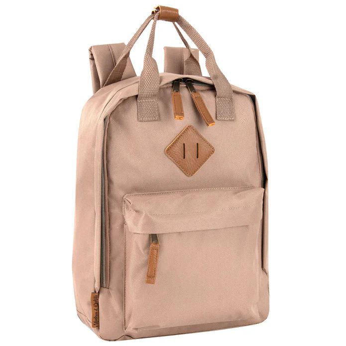 24 Pieces of 12-Inch Squared Mini Backpack With Twin Handle - 8 Colors