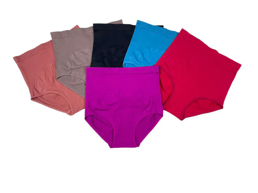 36 Pieces of Seamless Plus Size Compression Waist Briefs
