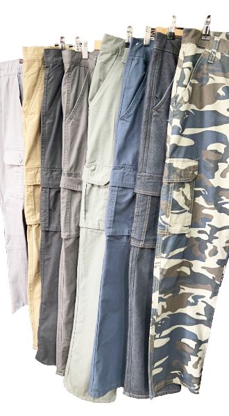 6 Pieces of Mens Cargo Pants (assorted Color And Sizes)