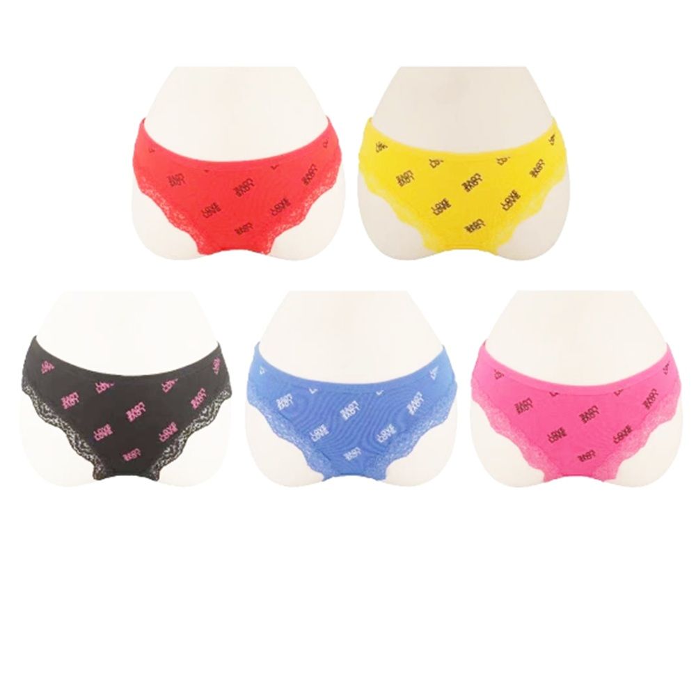 12 Pieces of Ladies Assorted Underwear Laced Bundle