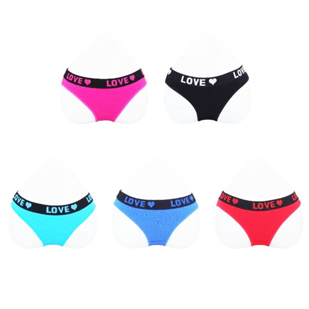 12 Pieces of Ladies Assorted Underwear Love Bundle