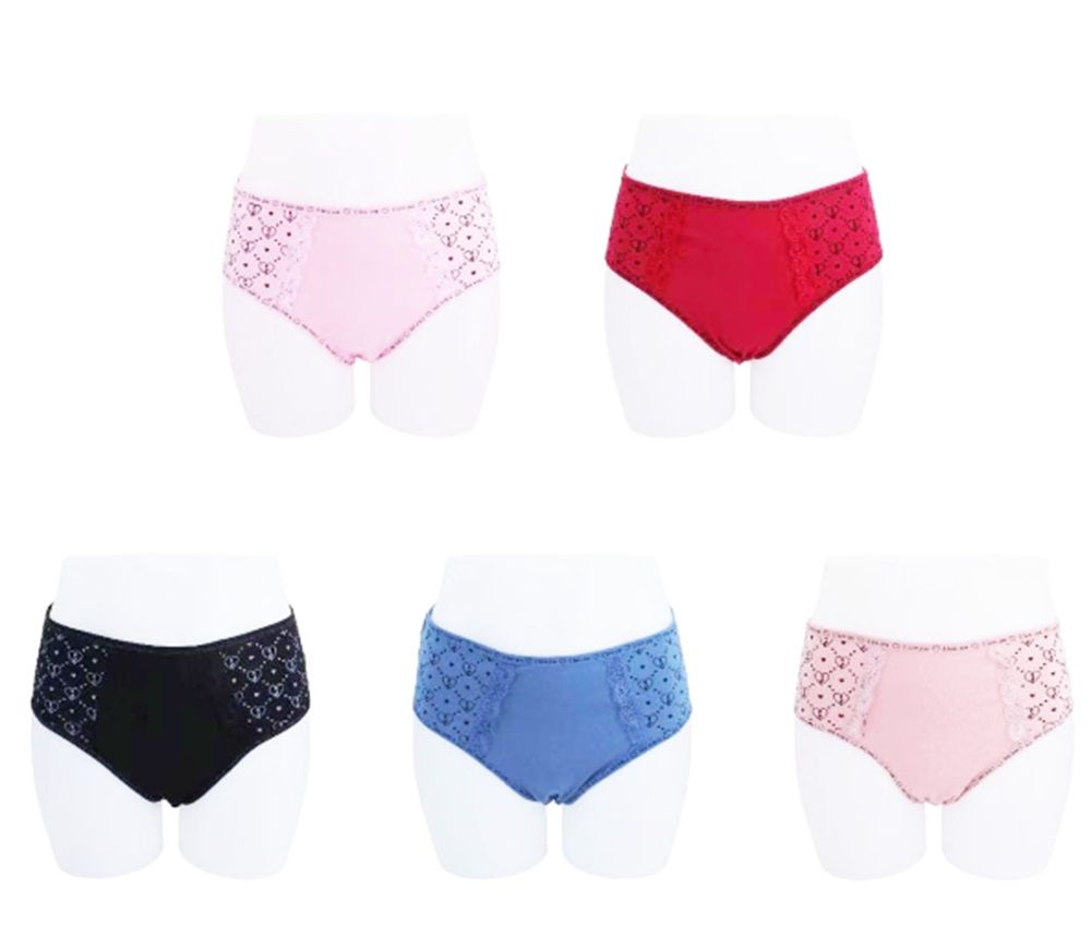 12 Pieces of Ladies Assorted Underwear Laced Boycut Bundle