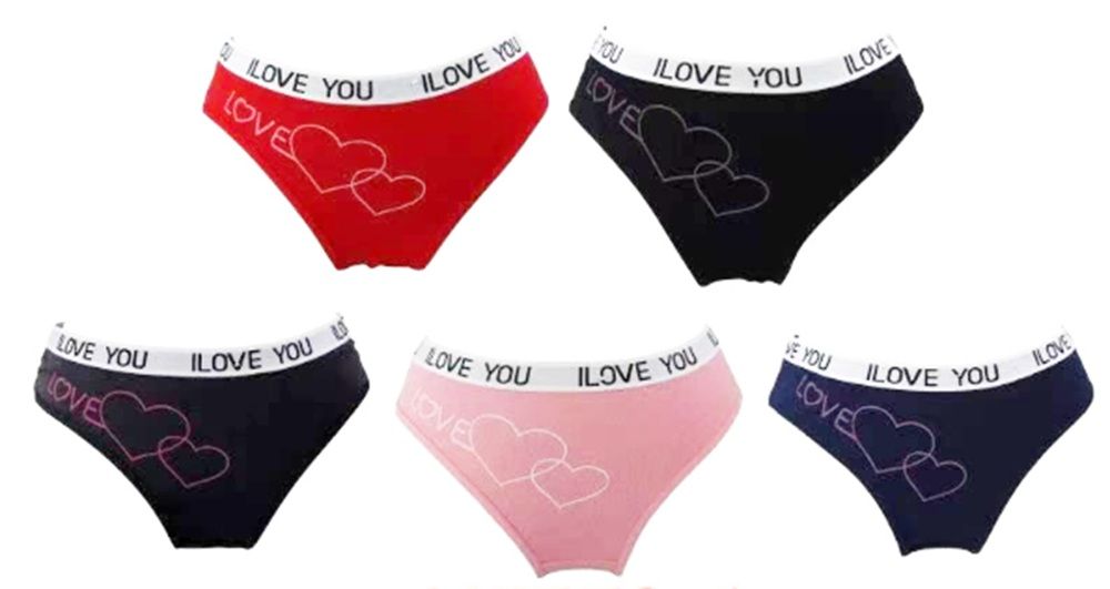 30 Pieces of Ladies Assorted Underwear I Love You