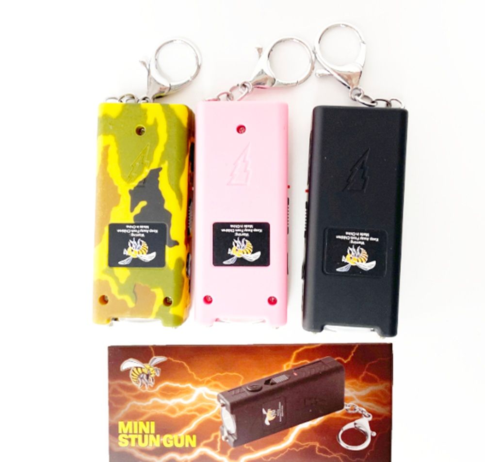 12 Pieces of Keychain Mini Stun Gun And Flashlight