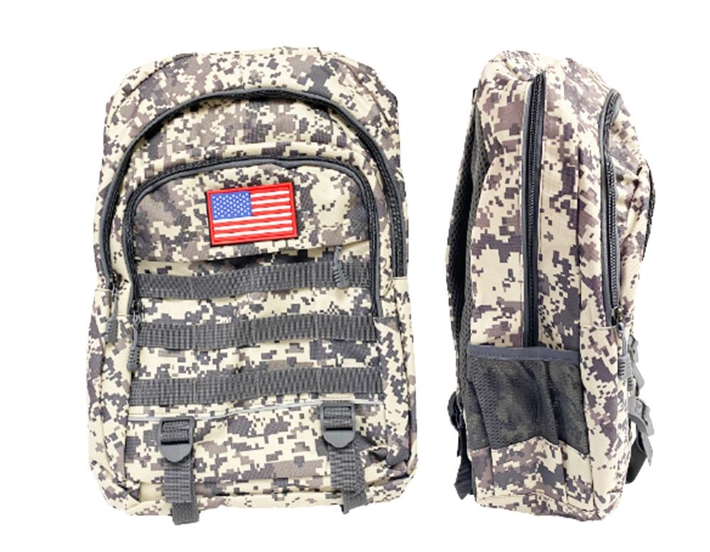 6 Pieces of Assorted Camo Backpack