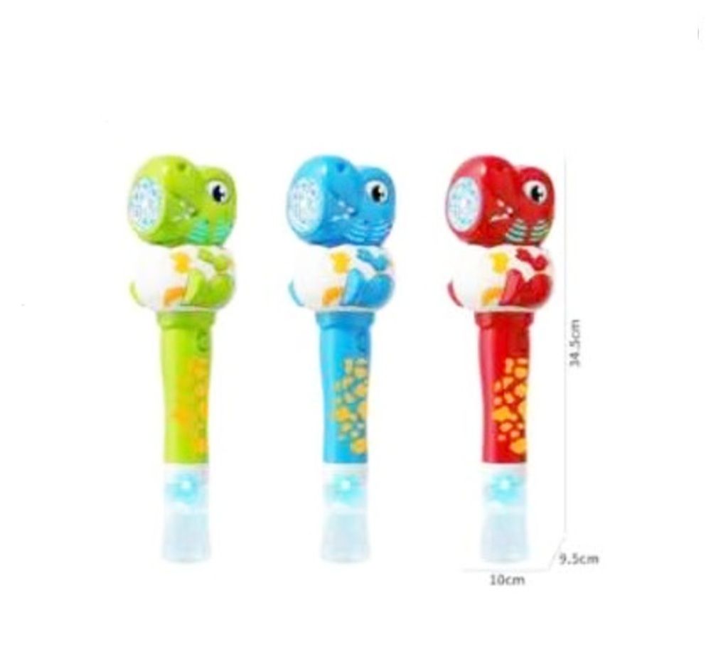 12 Pieces of Dino Egg Bubble Wand