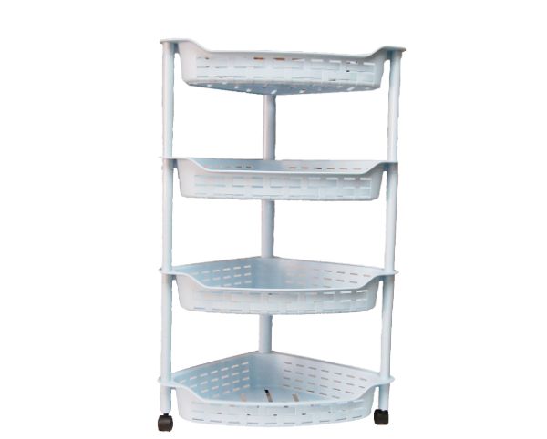 6 Pieces of Corner Plastic Shelf 31in