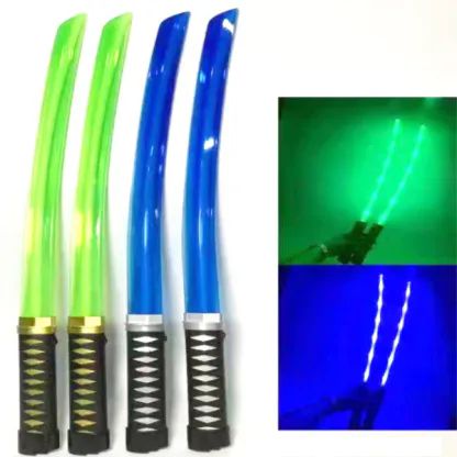 12 Packs of Ninja Swords With Led 2pc Pack 23in