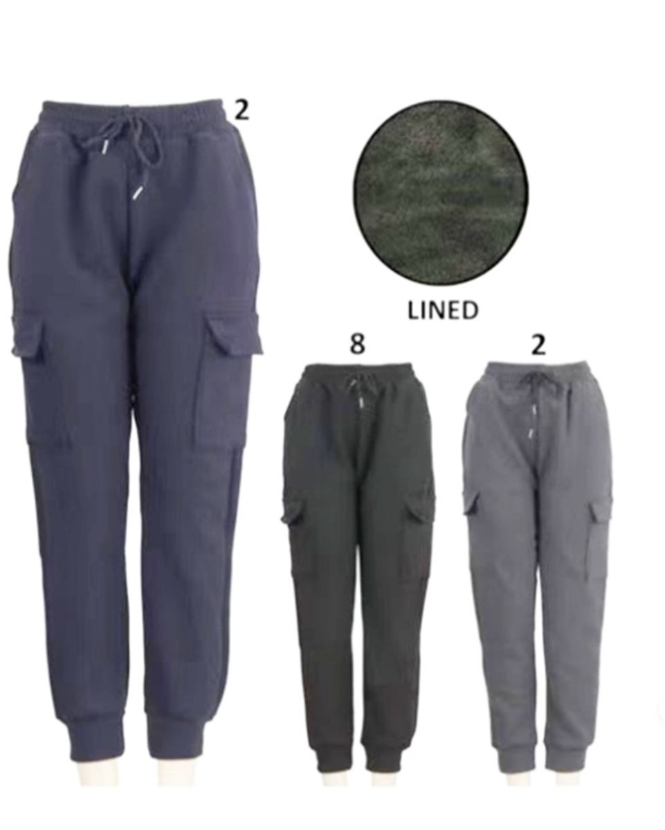 12 Pieces of Fur Lined Sweatpants