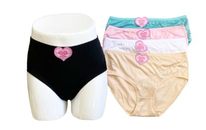 30 Pieces of Womens Plus Size Underwear Assorted Colors And Sizes