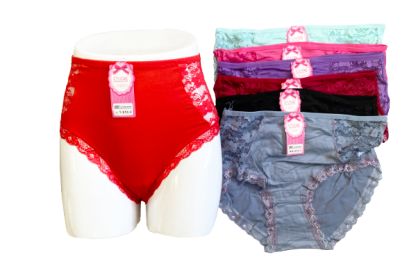 30 Pieces of Womens Plus Size Underwear Assorted Colors And Sizes