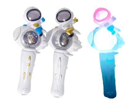 12 Pieces of Led Light Up Astronaut Wand Assorted Colors