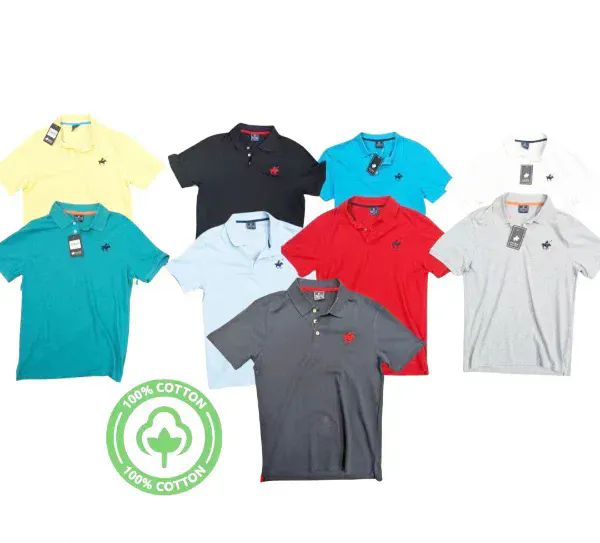 12 Pieces of Mens Polo Collared Shirt (assorted Colors And Sizes)