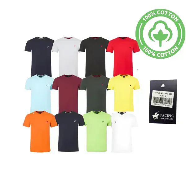 12 Pieces of Mens Polo Shirt (assorted Colors & Sizes)