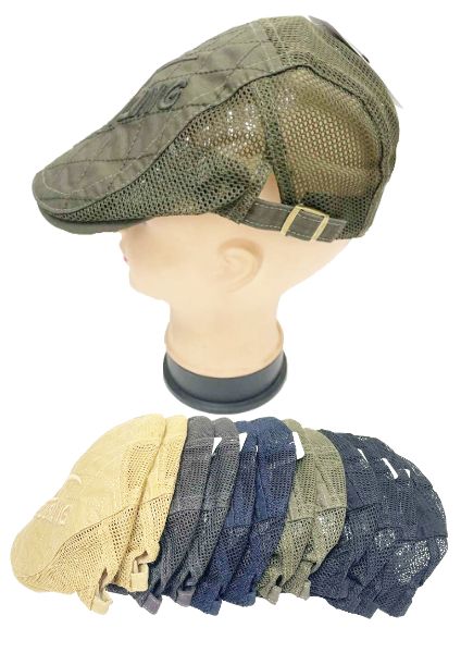12 Packs of Beret Hat (assorted Colors, Sold By The Dozen)