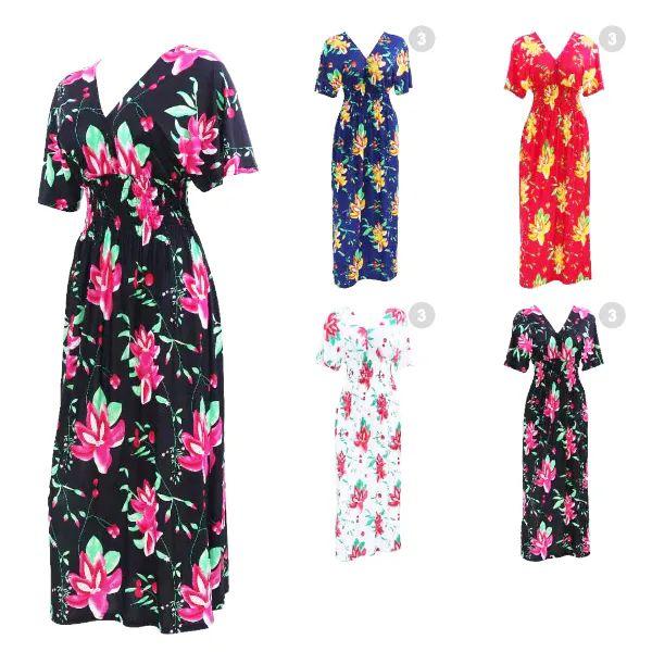 12 Pieces of Womens Dress (color & Size Assorted)